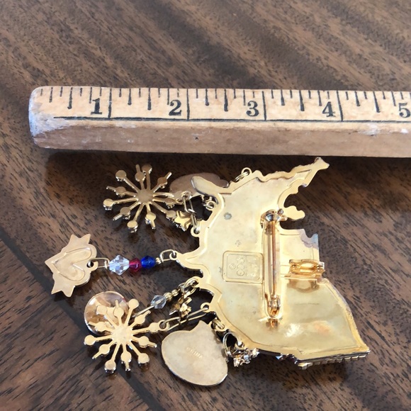 Vintage 2000 Lunch at the Ritz patriotic brooch LATR - Picture 16 of 16